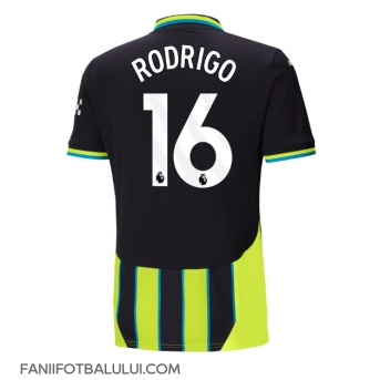 Manchester City Rodri Hernandez #16 Tricou Fotbal Replică 2024-25 Barbati Deplasare